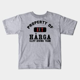 Property of Harga Cliff Diving Team Kids T-Shirt